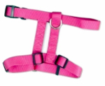 PETMATE 11084 5/8" x 14-20", Hot Pink, Adjustable, Basic Nylon Harness, High