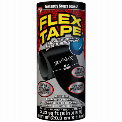 8"x5 BLK Flex Tape