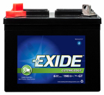 EXIDE TECHNOLOGIES GT 12V, Lawn & Garden Tractor Battery, Positive Terminal On The