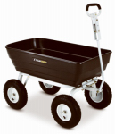TRICAM INDUSTRIES GOR62-COM Gorilla Cart, 1,000 LB Capacity, Poly Dumping Garden Cart, Patented