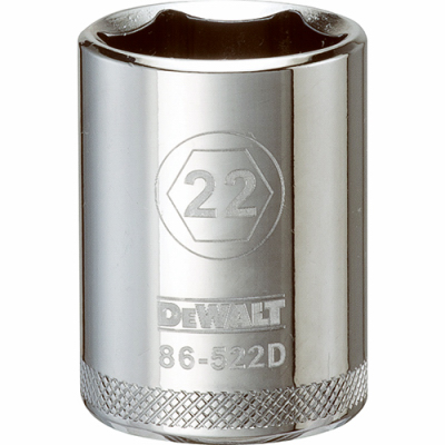1/2"DR 22mm 6PT Socket