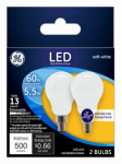 G E LIGHTING 24949 GE, 2 Pack, LED5DFA15C-GW-2, 5.5W, Soft White Light Color, Frosted