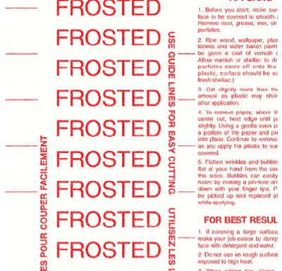 18x60 Frost Shelf Liner