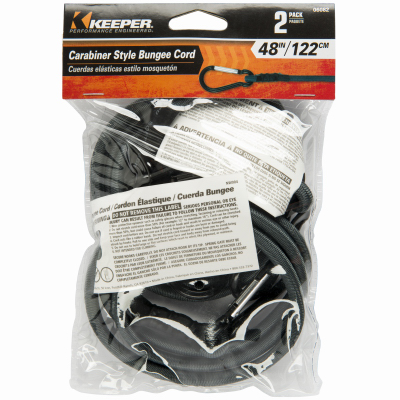 2PK 48" GRY Bungee Cord