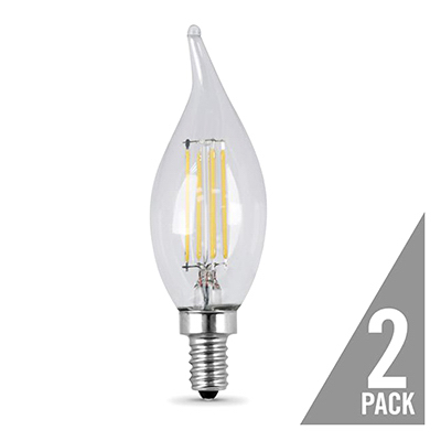 2PK 5.5W Flam E12 Bulb