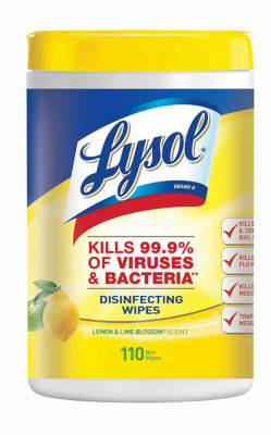110CT Lysol Citrus Wipe