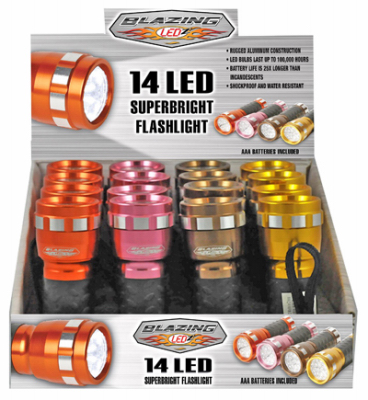 14 LED Color Flashlight