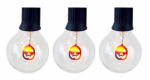 SIENNA LLC H26G611L 10 Count, G40 Flickering Pumpkin Filament Globe Lights, Indoor &