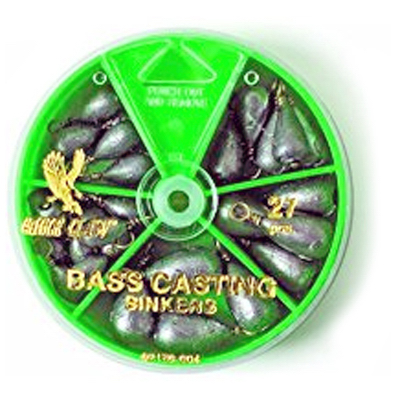 27PC Bass Cast Sinker