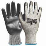 BIG TIME PRODUCTS LLC 7008-26 Premium Defense, Large, Men's, Gray, Cut Resistant Glove, ANSI 4