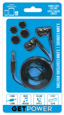 BLK Music/Call Earbuds