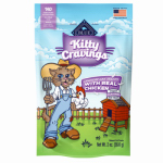 AMERICAN DISTRIBUTION & MFG CO 801490 Blue Kitty Cravings, 2 OZ, Crunchy Real Chicken Cat Treat