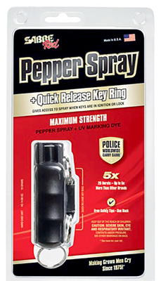 .54OZ BLK Pepper Spray