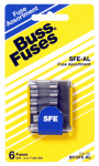 COOPER BUSSMANN BP/SFE-AL6-RP 6 Pack, Clear, SFE Low A Fuses Assortment, Includes: SFE-4