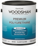 TRUE VALUE MFG COMPANY WV50-GL WV50-GL, Easycare Woodsman, Clear, Gallon, Gloss, Water Based Poly Protective