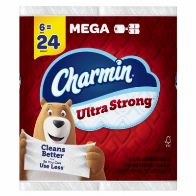6PK Charmin Mega Tissue