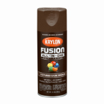 KRYLON DIVERSIFIED BRANDS K02778007 Fusion All-In-One, 12 OZ, Dark Bronze, Textured Spray Paint &