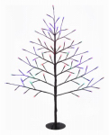 SANTA'S BEST 9418013BR-02T 40", Illuminated Twinkling Bare Branch Wall Tree, 76 Starry 5