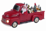 MR CHRISTMAS INC 22842 Red, Animated Scene Truck, Play 8 Songs, Indoor Only, Battery