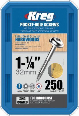 250CT Fine Hole Screws