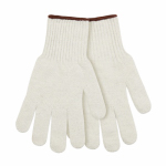 XL WHT Poly/Cott Glove