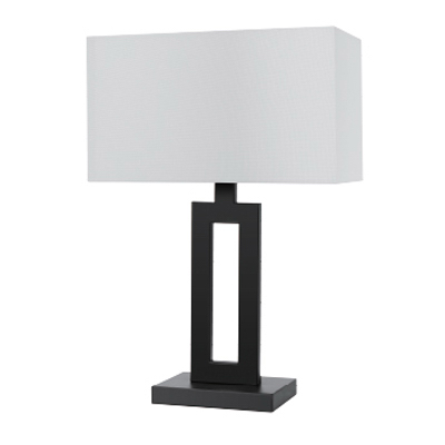 20" BLK Table Lamp