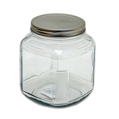 2QT Glass Cracker Jar