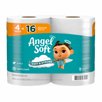 4PK Angel Toilet Paper