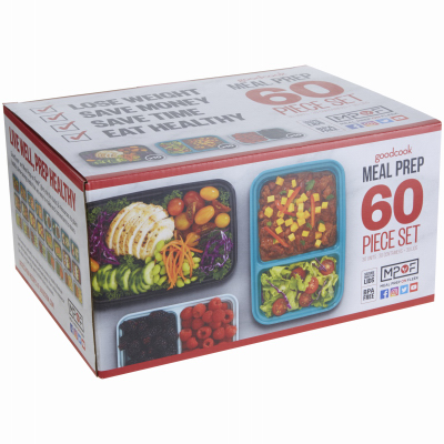 60PC Meal Prep Set