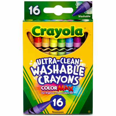 16CT Washable Crayon