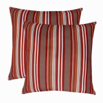 RED Stripe Toss Pillow