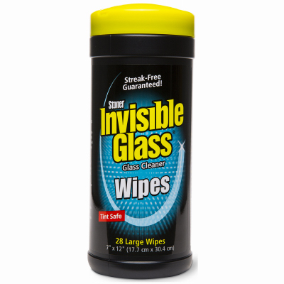 28CT Invis Glass Wipes