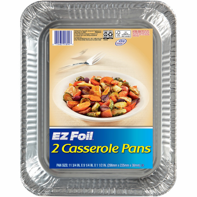 2PK Foil Casserole Pan