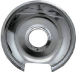 RANGE KLEEN 105-A 6", Chrome, Drip Pan, "D" Series, Fits Most GE, Hotpoint