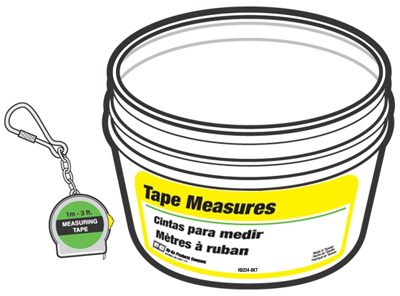 40PC Tape Measure/Ring