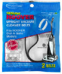 HOOVER INC/TTI FLOOR CARE 40201050 2 Pack, Hoover Agitator Belt, For Dial-A-Matic Uprights.<br>Made in: US