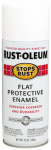 RUST-OLEUM 7790-830 Stops Rust, 12 OZ, Flat White Spray Enamel, VOC Compliant.<br><br><strong>Prop65Warning:</strong><br>Cancer