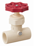 B&K LLC 105-323 1/2" CPVC Solvent Weld Stop & Waste Valve With Drain