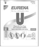 ENGLEWOOD MARKETING GROUP INC 54310C 3 Pack, Eureka, Style U Disposable Vacuum Dust Bag, Fits
