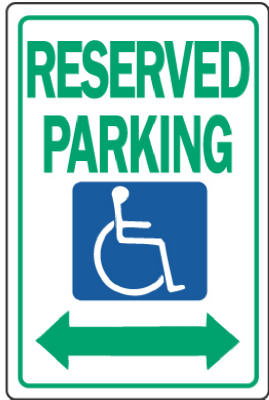 12x18 Handicapped Sign