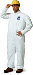 DUPONT PERSONAL PROTECTION TY120SWH3X002500 Tyvek, 25 Pack, Extra Large, White, Collared Disposable Coveralls, Closure