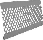 GENOVA PRODUCTS AW115 White Repla-K Debri-Shield, For Use With Repla-K & Aluminum K-Style