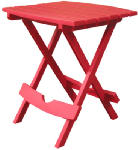 RED Fold Side Table