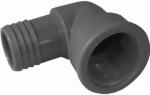 GENOVA PRODUCTS 353914 1-1/4" Poly Female Pipe Thread Insert Elbow, Insert x Female.<br><br><strong>Prop65Warning:</strong><br>Cancer