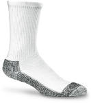 XL WHT DBL Cush Sock