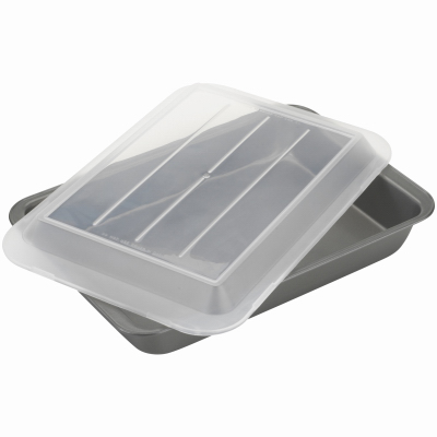 Mirro 84975 Aluminum Cake Pan with High Dome Cover 13" x 9" x 3-1/2" 