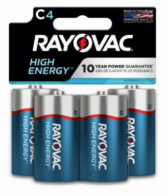 RAYO 4PK C Alk Battery