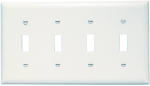 WHT 4G 4TOG Wall Plate