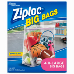 Ziploc4PK XL HD Big Bag