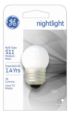 GE 7-1/2W Night Bulb